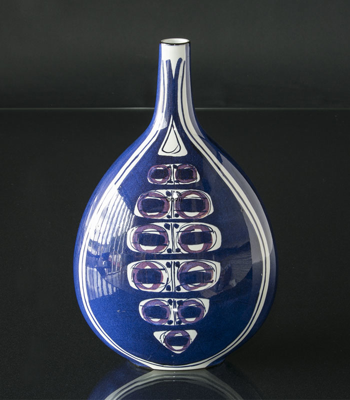Tenera Fayencevase, blau, Royal Copenhagen Nr. 148-2740