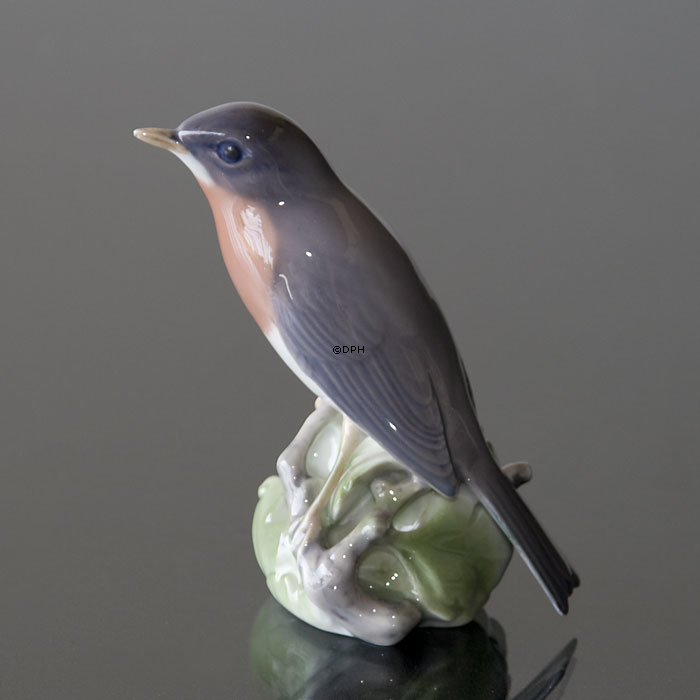 Rotkehlchen, Royal Copenhagen Vogelfigur Nr. 1516