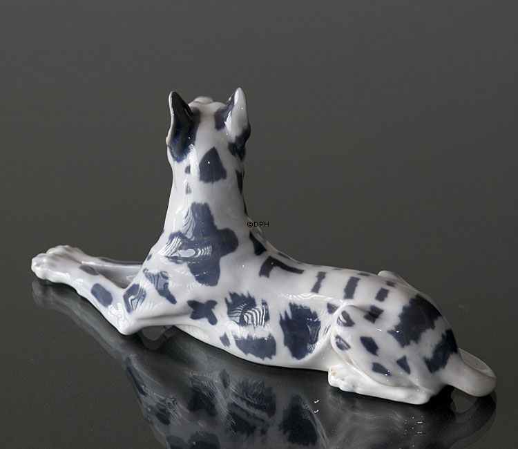 Deutsche Dogge mit Flecken, Royal Copenhagen Hundefigur Nr. 1679
