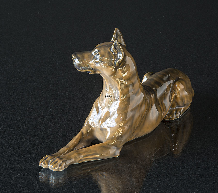 Deutsche Dogge mit Flecken, Royal Copenhagen Hundefigur Nr. 1679