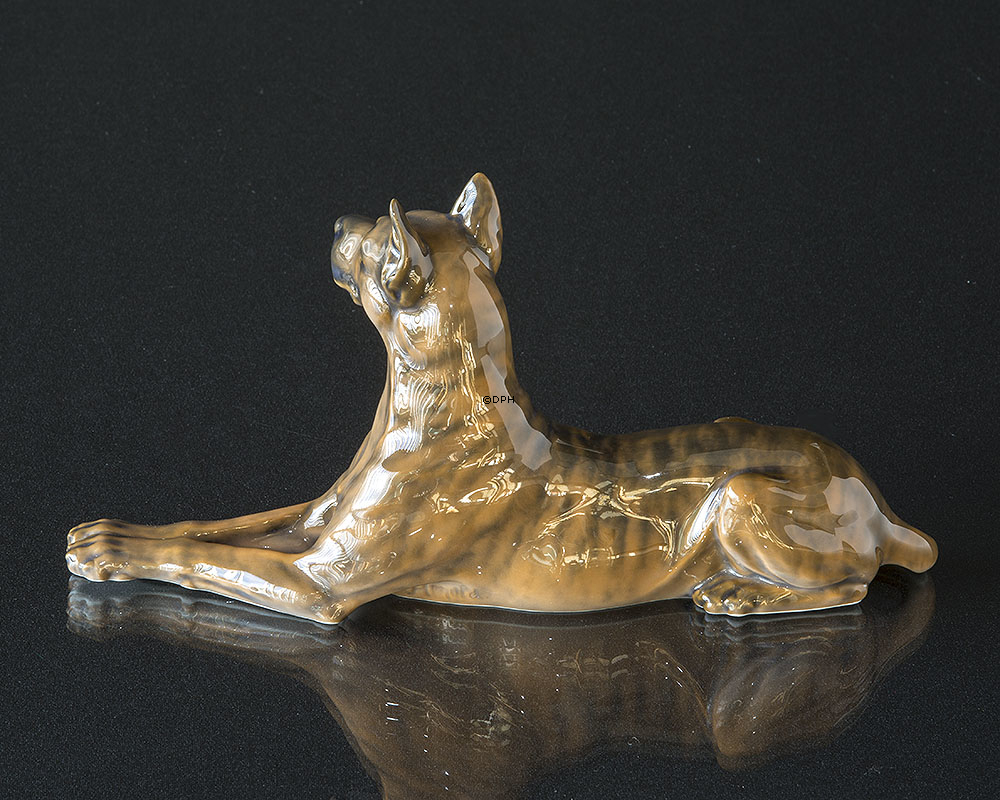 Deutsche Dogge mit Flecken, Royal Copenhagen Hundefigur Nr. 1679