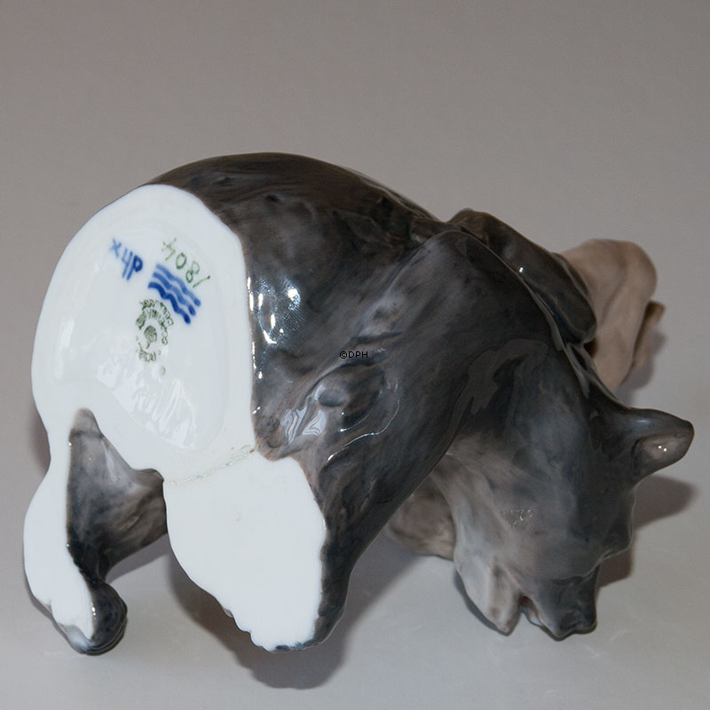 Satyr mit Bär, Royal Copenhagen Figur Nr. 1804