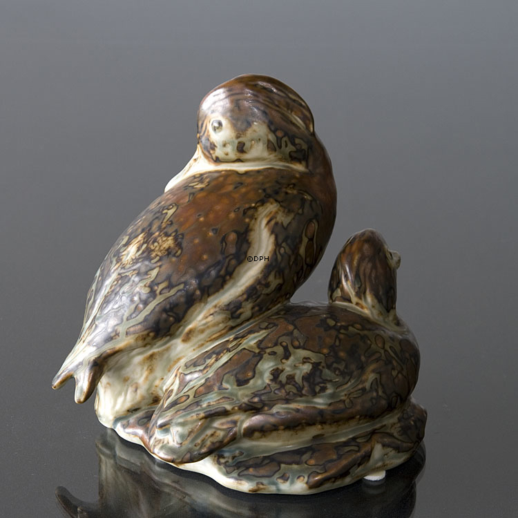 Paar Enten, Royal Copenhagen Steingutfigur Nr. 20004