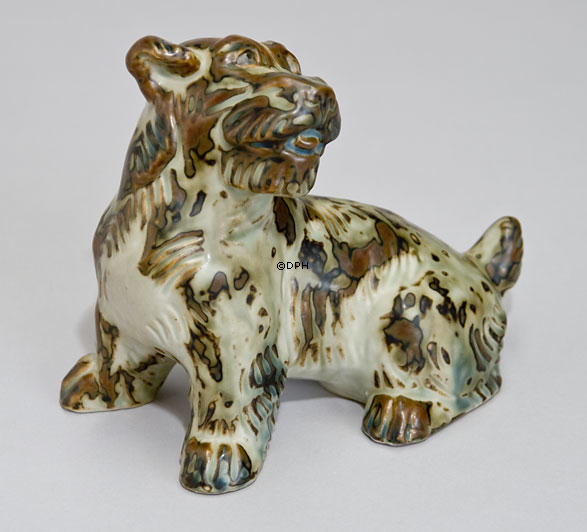 Hund, Royal Copenhagen Steingutfigur Nr. 20129