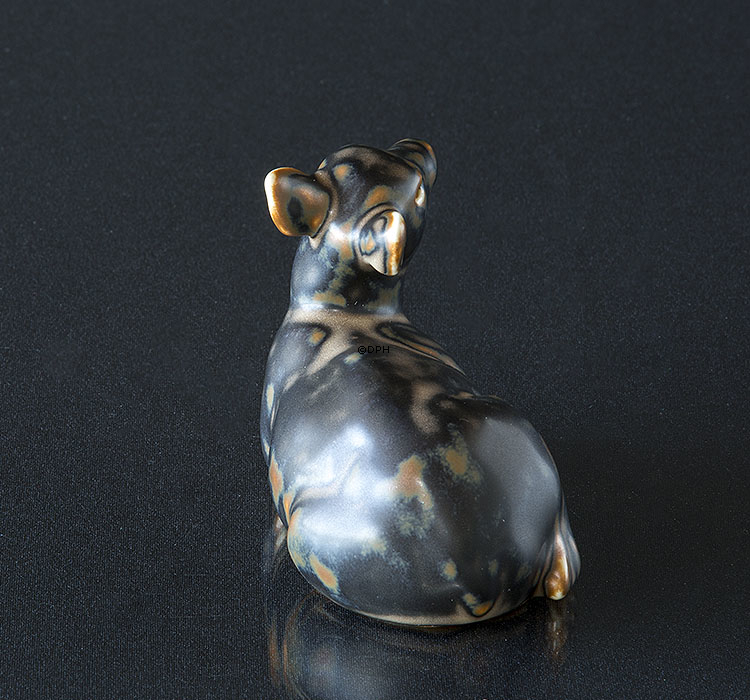 Liegendes Kitz, Royal Copenhagen Steingut Figur Nr. 183 oder 20183