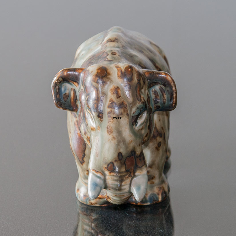 Elefant, Royal Copenhagen Steinzeugfigur Nr. 20186