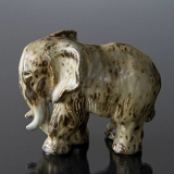 Elefant stehend, Royal Copenhagen Steingut Figur Nr. 20198