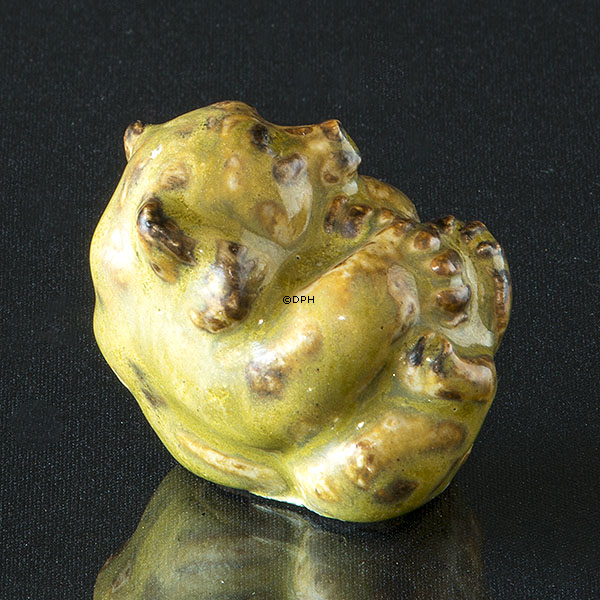 Bärchenjunges, Royal Copenhagen Sungglaziert Steingut Figur Nr. 20206