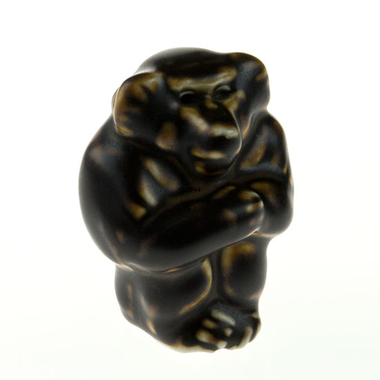 Affe, Royal Copenhagen Steingut, Figur Nr. 20209