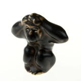 Affe sehr überrascht, 6,5cm, Royal Copenhagen Steinzeugfigur Nr. 20217