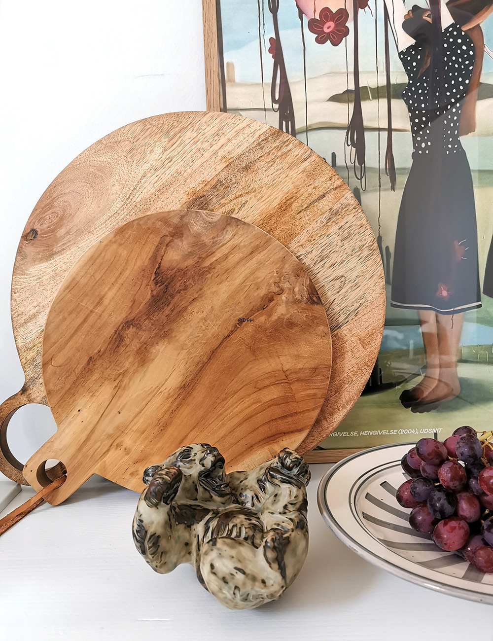 Liegender Bär spielen und brüllen, Royal Copenhagen Steingut Figur Nr. 20271