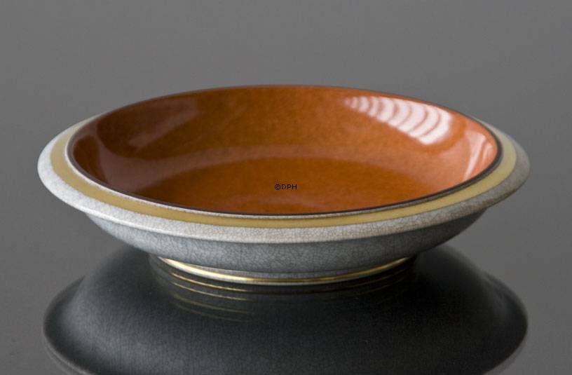 Orange Schale, Craquele. 6, Royal Copenhagen Nr. 212-2559