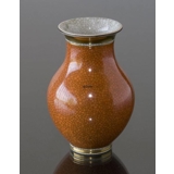 Orange Craquele Vase 11cm, Royal Copenhagen Nr. 212-2736