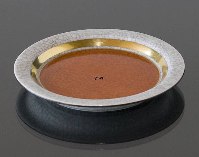 Orange Schale, Craquele, Royal Copenhagen Nr. 212-3010