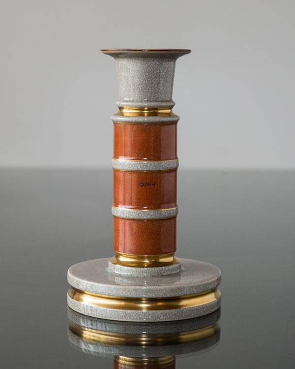 Leuchter orange Craquele, Royal Copenhagen Nr. 212-3338
