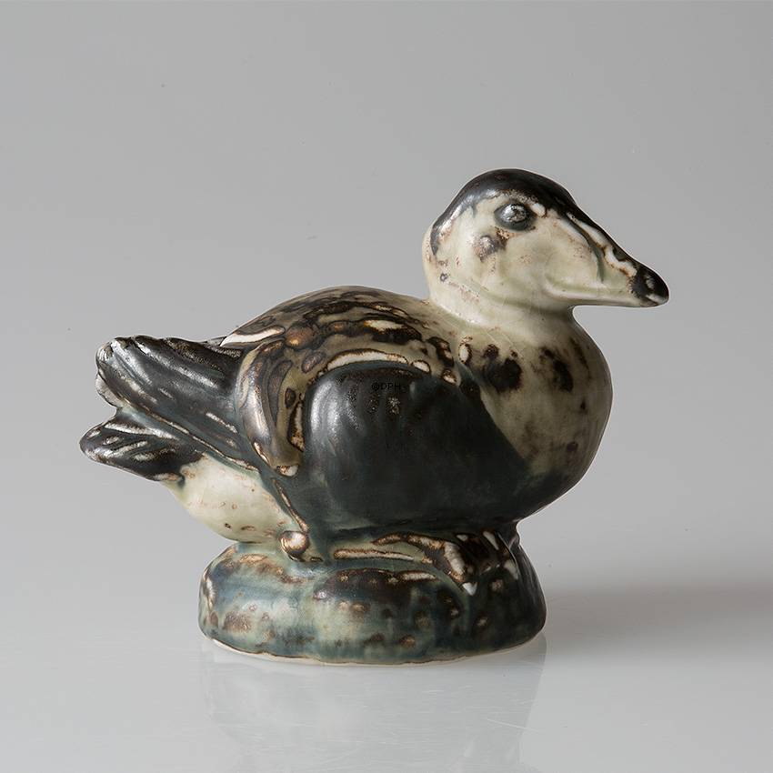 Eiderente, Royal Copenhagen Steingut Figur Nr. 12410