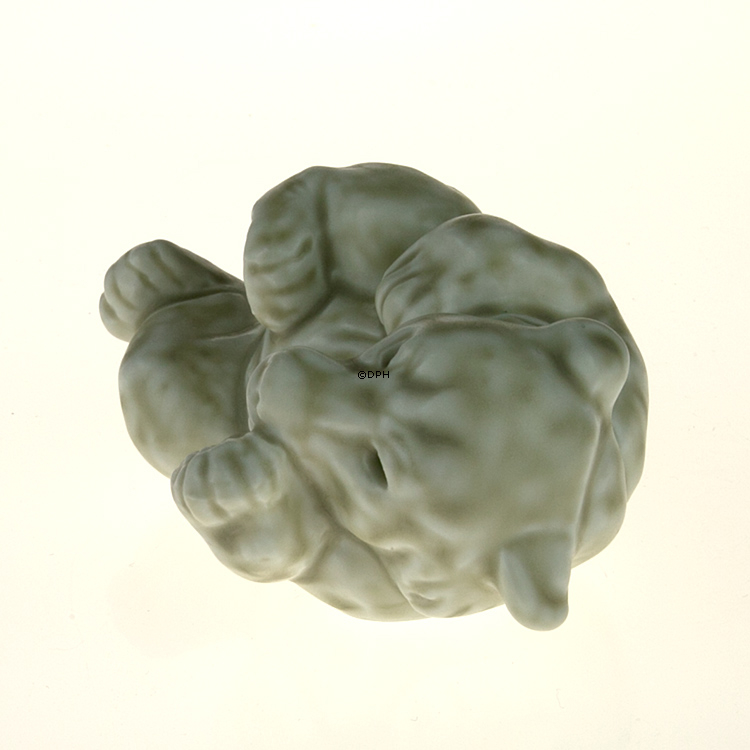 Weißes Eisbärjunges, Royal Copenhagen Steingutfigur Nr. 21432