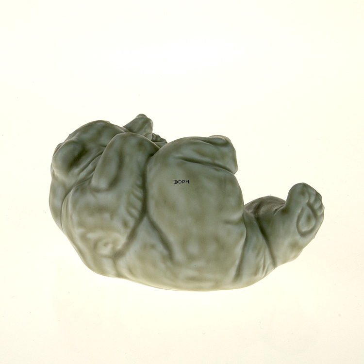 Weißes Eisbärjunges, Royal Copenhagen Steingutfigur Nr. 21432