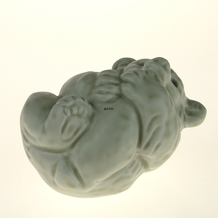 Weißes Eisbärjunges, Royal Copenhagen Steingutfigur Nr. 21434