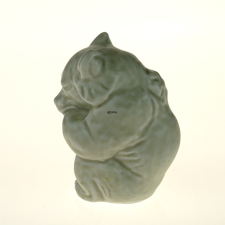 Weißes Eisbärjunges, Royal Copenhagen Steingutfigur Nr. 21435