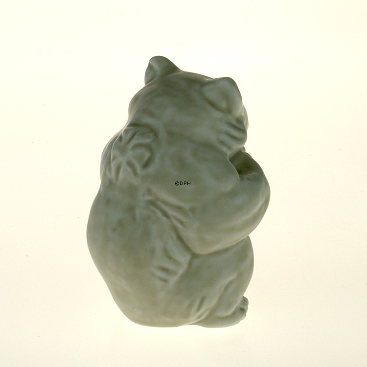 Weißes Eisbärjunges, Royal Copenhagen Steingutfigur Nr. 21435