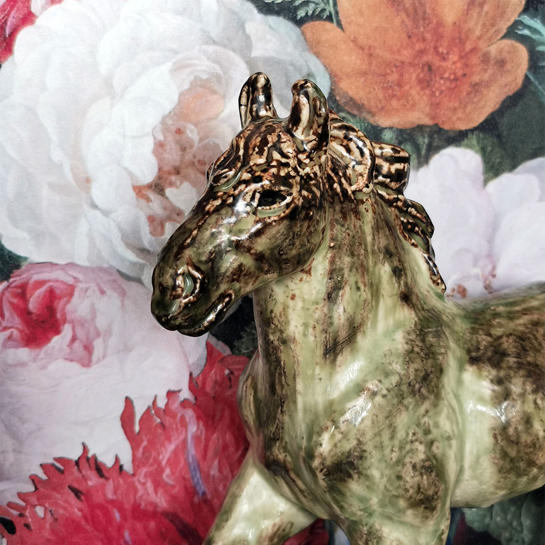 Hengst Royal Copenhagen Steingut Figur Nr. 21735
