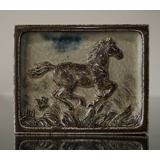 Relief mit galoppierendem Pferd, Royal Copenhagen Steinzeug