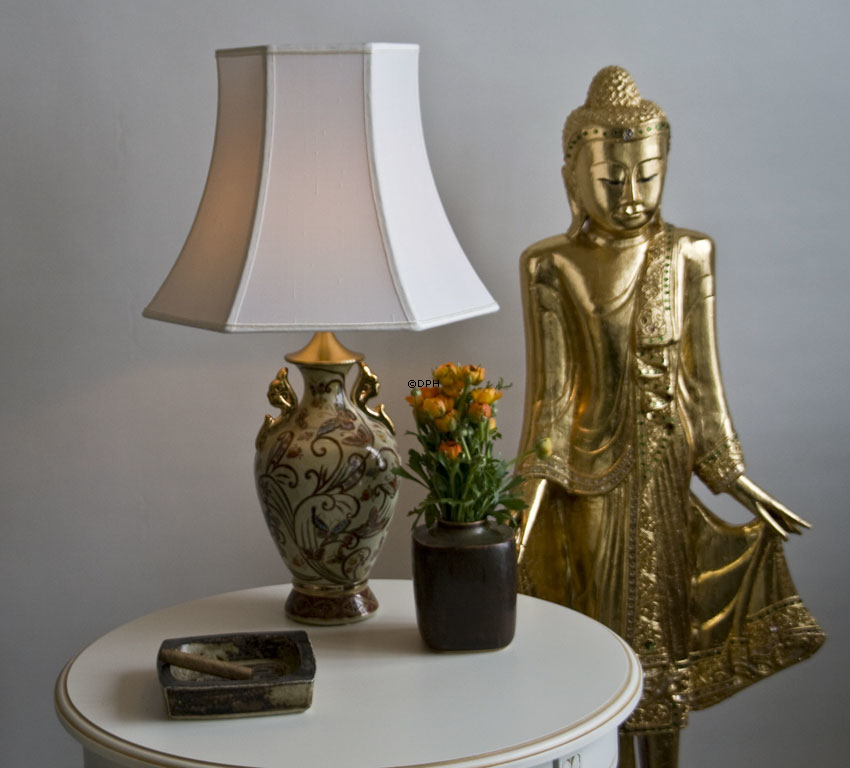 Quadratische Steingutschale mit Mustern, Royal Copenhagen Nr. 21871