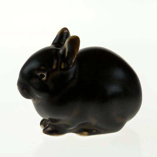 Kaninchen, Royal Copenhagen Steingut Figur Nr. 22653