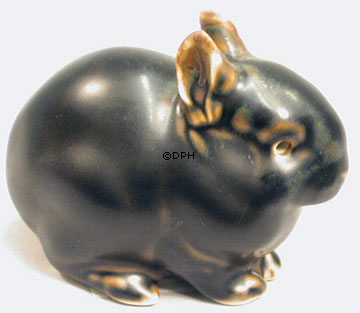 Kaninchen, Royal Copenhagen Steingut Figur Nr. 22653