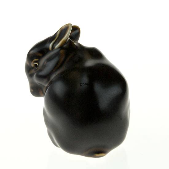 Junges Kaninchen, Royal Copenhagen Steingut Figur Nr. 22685