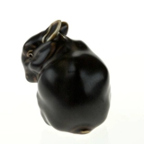 Junges Kaninchen, Royal Copenhagen Steingut Figur Nr. 22685