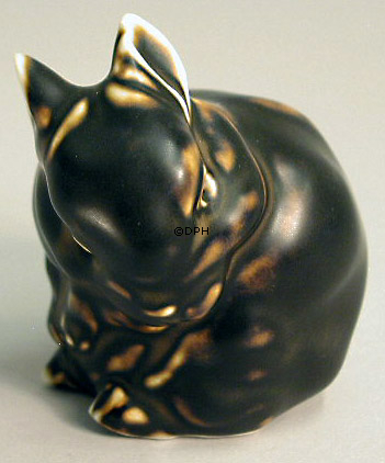 Junges Kaninchen, Royal Copenhagen Steingut Figur Nr. 22685