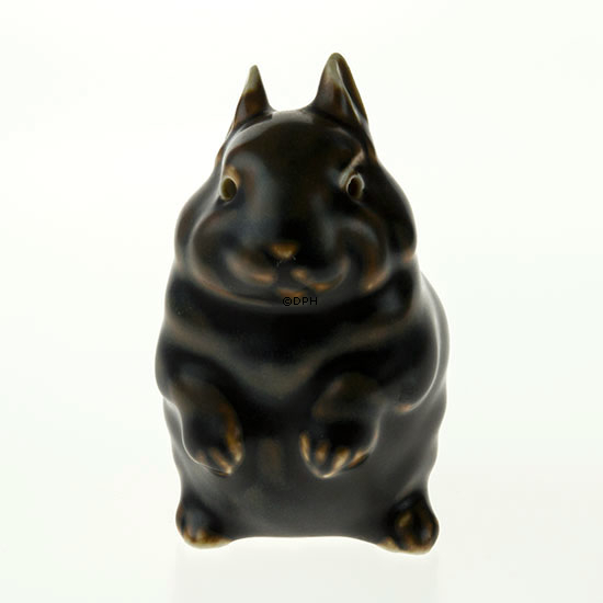 Kaninchen, Royal Copenhagen Steinzeug Figur Nr. 22690