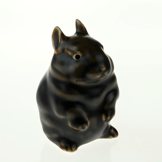 Kaninchen, Royal Copenhagen Steinzeug Figur Nr. 22690