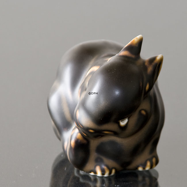 Kaninchen, Royal Copenhagen Steinzeug Figur Nr. 22692