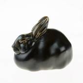 Kaninchen legt und entspannt sich, Royal Copenhagen Steinzeug Figur Nr. 226...