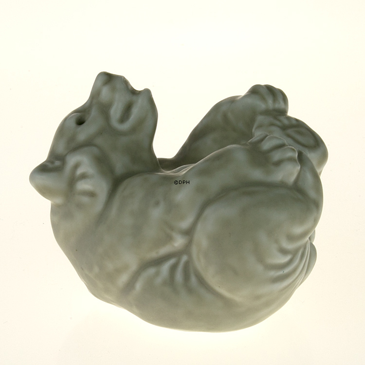 Weißes Steingut Eisbärjunges Figur, Royal Copenhagen Nr. 22745