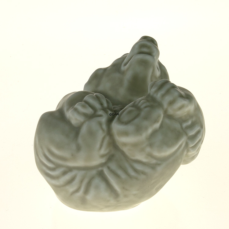 Weißes Steingut Eisbärjunges Figur, Royal Copenhagen Nr. 22745