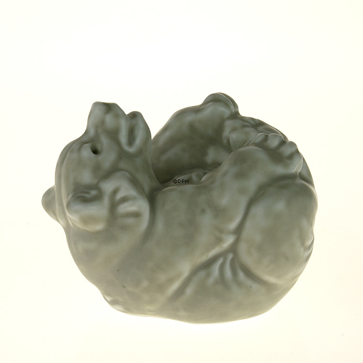 Weißes Steingut Eisbärjunges Figur, Royal Copenhagen Nr. 22745