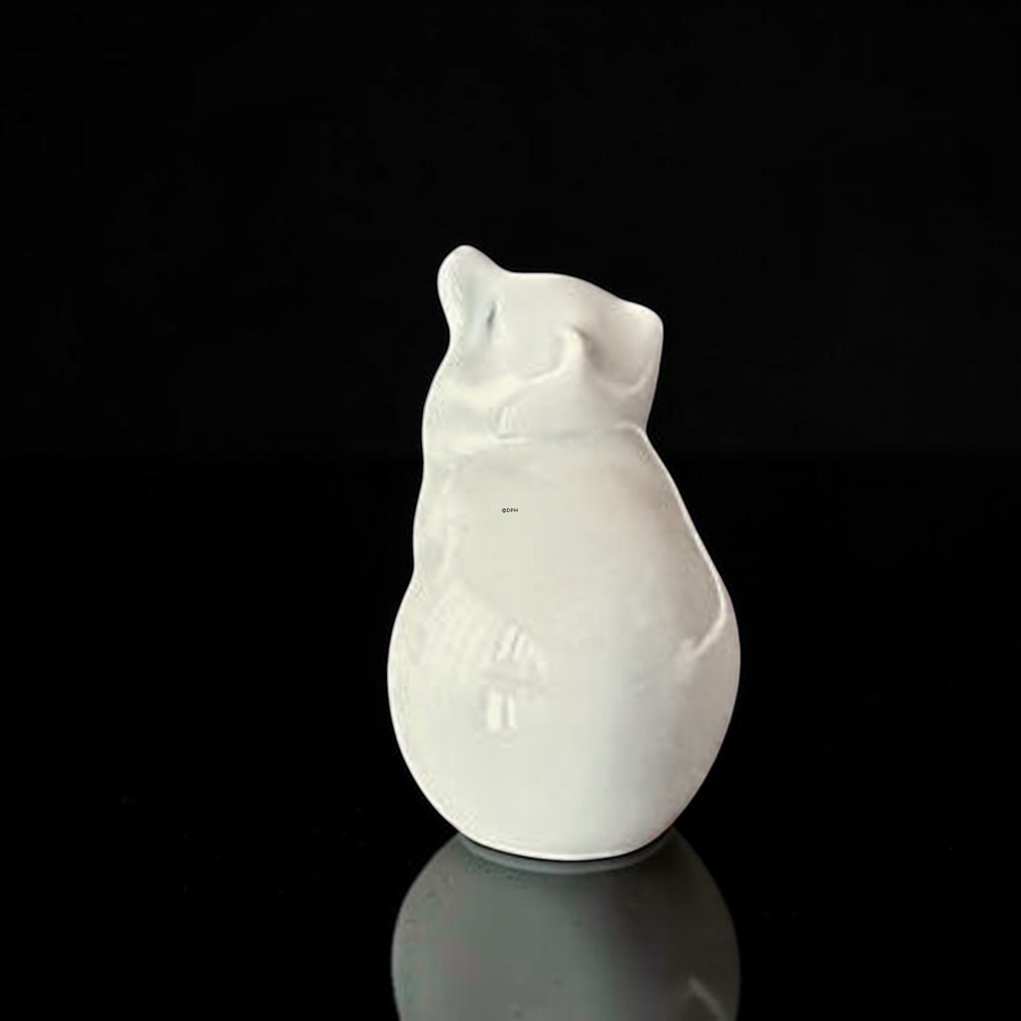 Zwei Polarfuchswelpen, Royal Copenhagen Figur Nr. 445