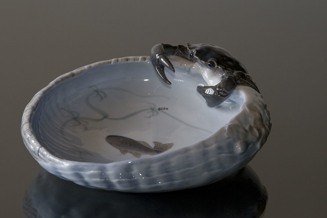 Schale mit Krabben zum Servieren von Meeresfrüchten, Royal Copenhagen Nr. 2465
