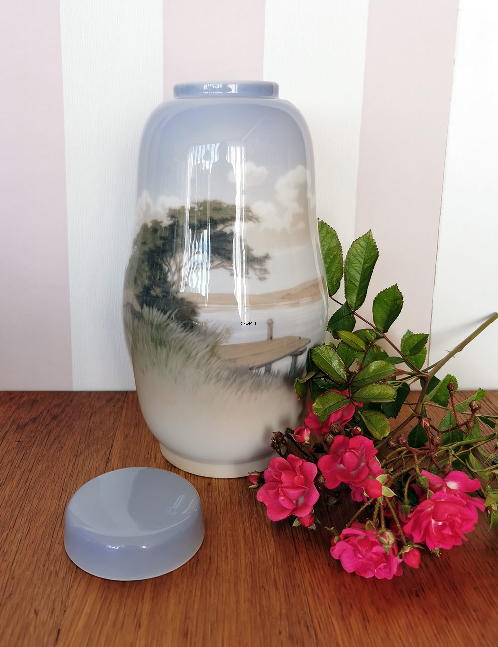 Vase mit Brücke, Royal Copenhagen Nr. 2593-871