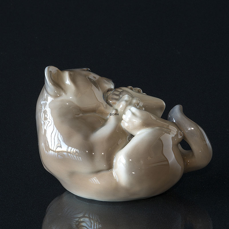 Löwenjunges, Royal Copenhagen Figur Nr. 2596