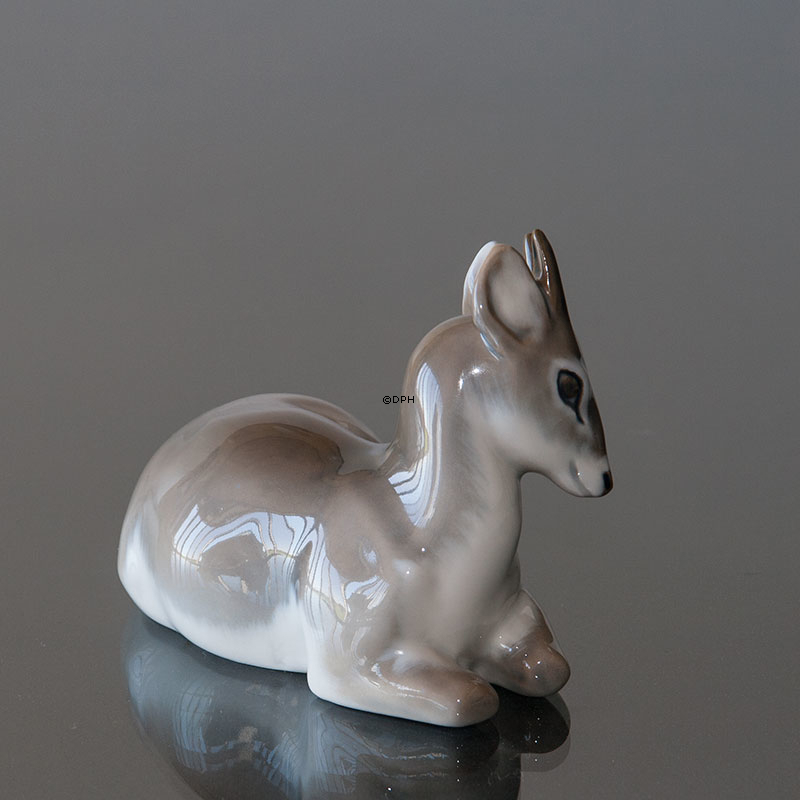 Kitz mit dem Kopf nach unten, Royal Copenhagen Figur Nr. 2648