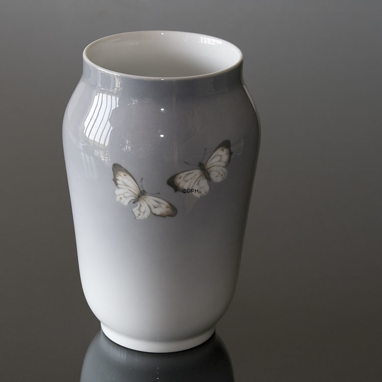 Vase mit großer weißer Blume, Royal Copenhagen Nr. 2656-1217