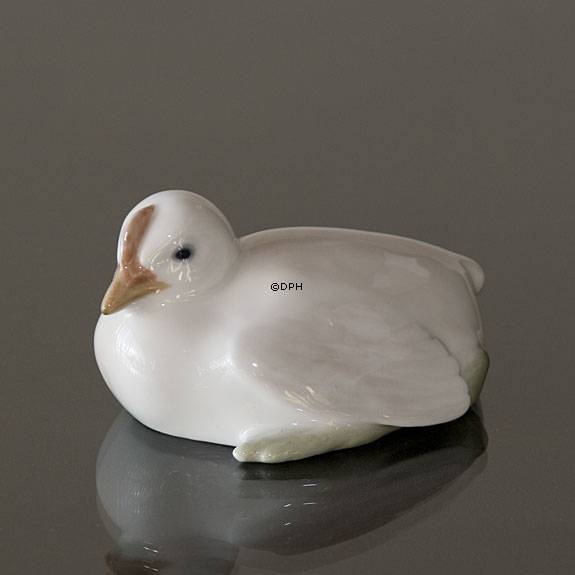 Truthühnchen, Royal Copenhagen Vogelfigur Nr. 266