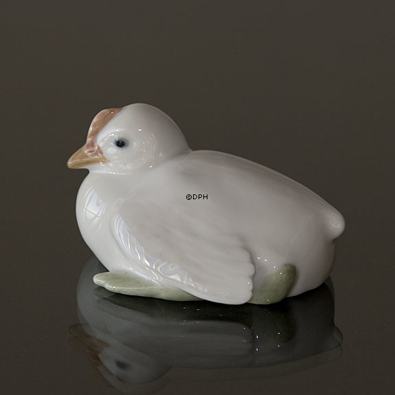 Truthühnchen, Royal Copenhagen Vogelfigur Nr. 266