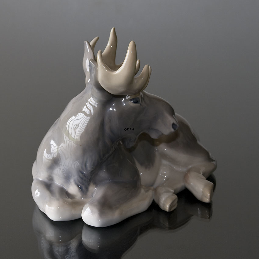 Elch, Royal Copenhagen Figur Nr. 2813