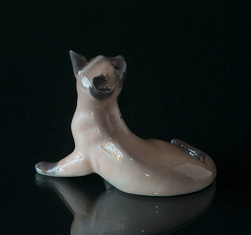 Siamkatze, Royal Copenhagen Katze Figur Nr. 2862